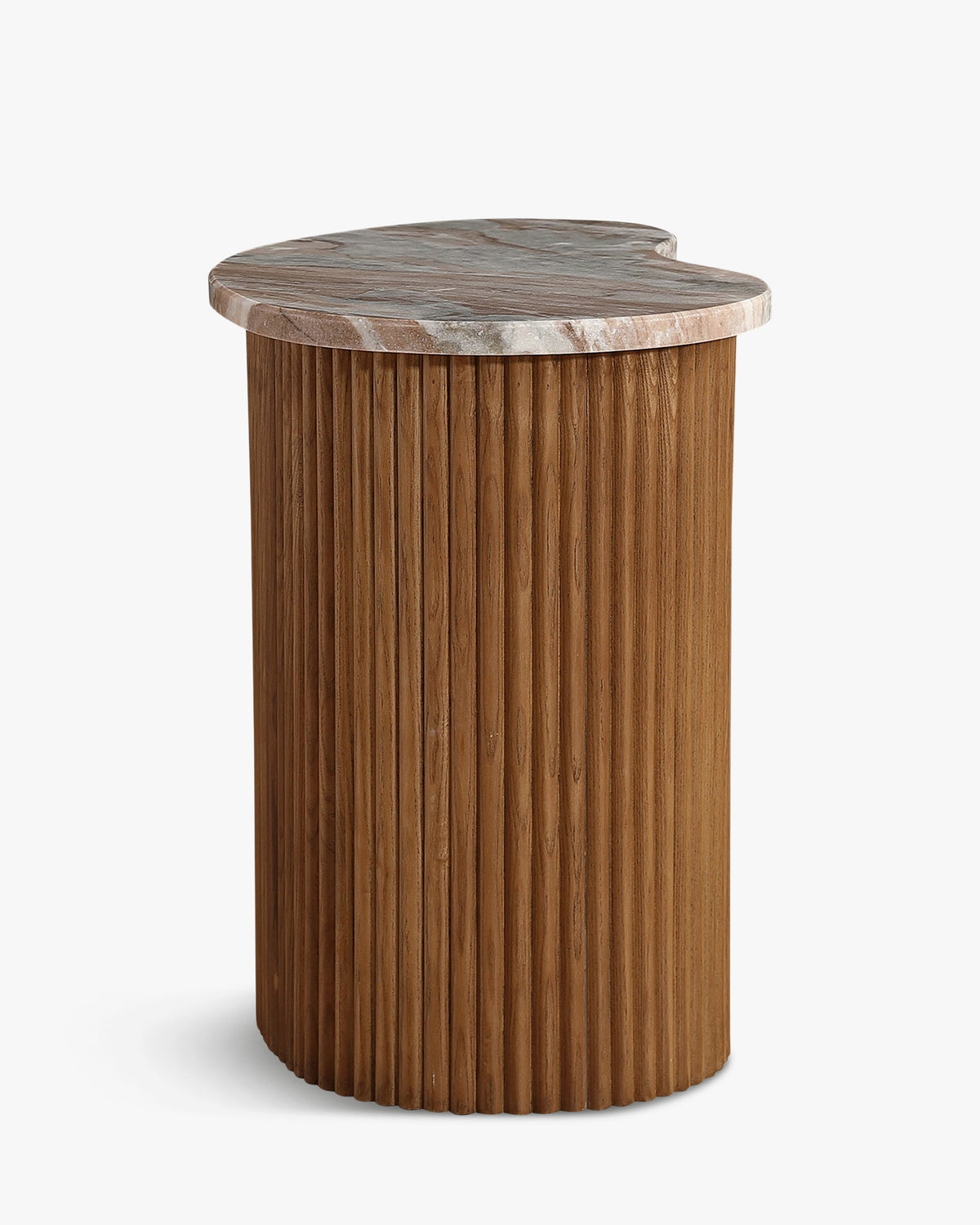 Table basse marbre rouge