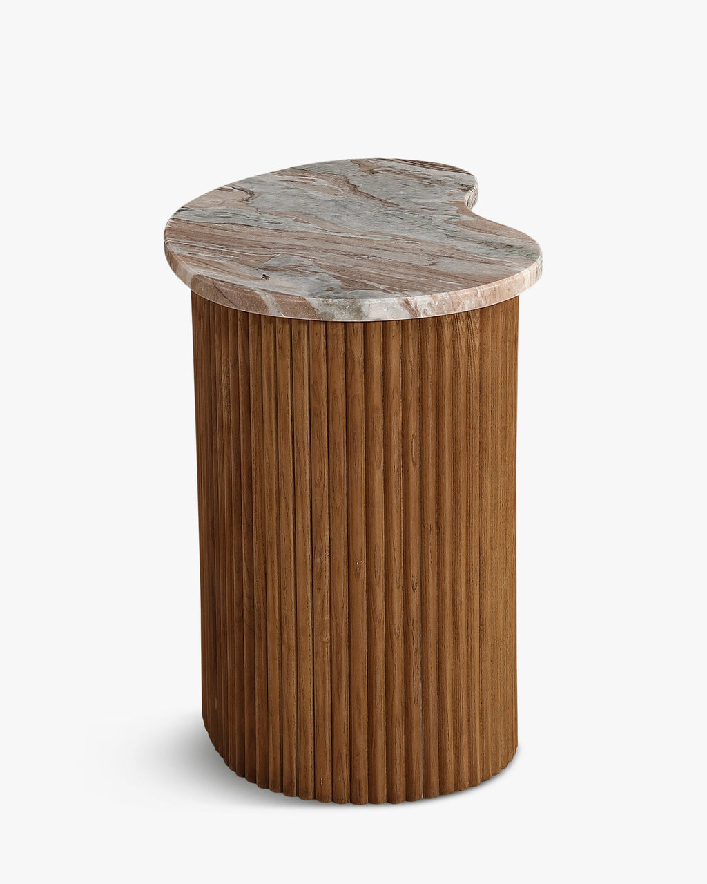 Table basse marbre rouge