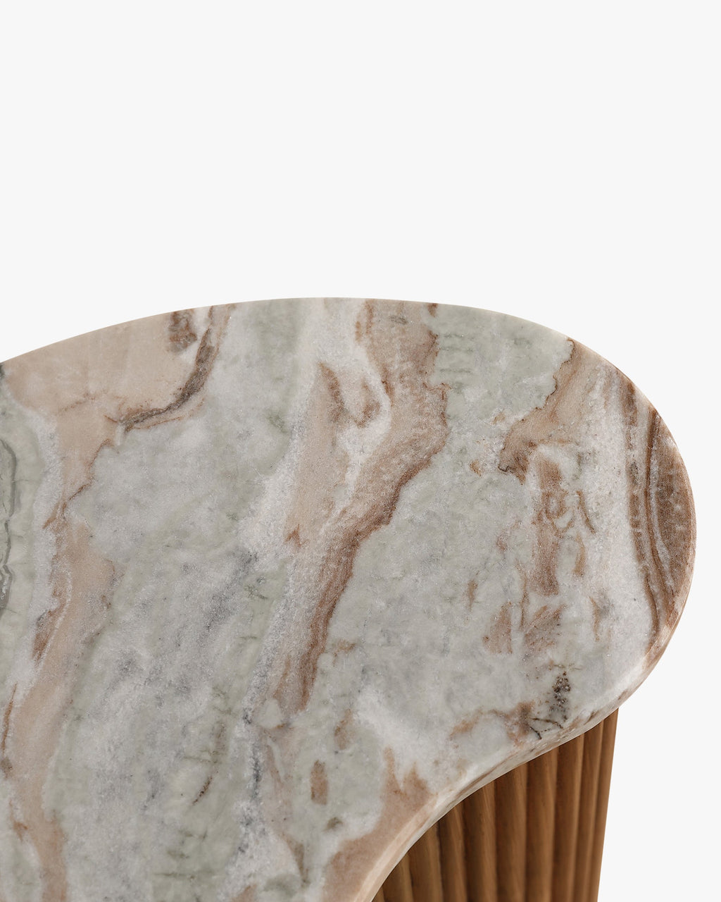 Table basse marbre rouge