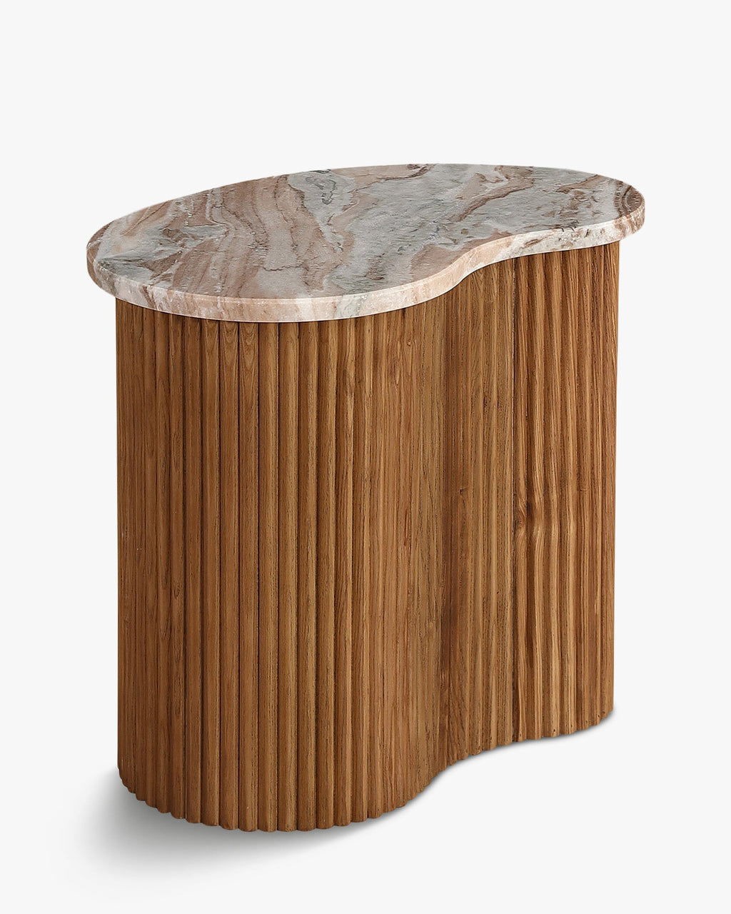 Table basse marbre rouge
