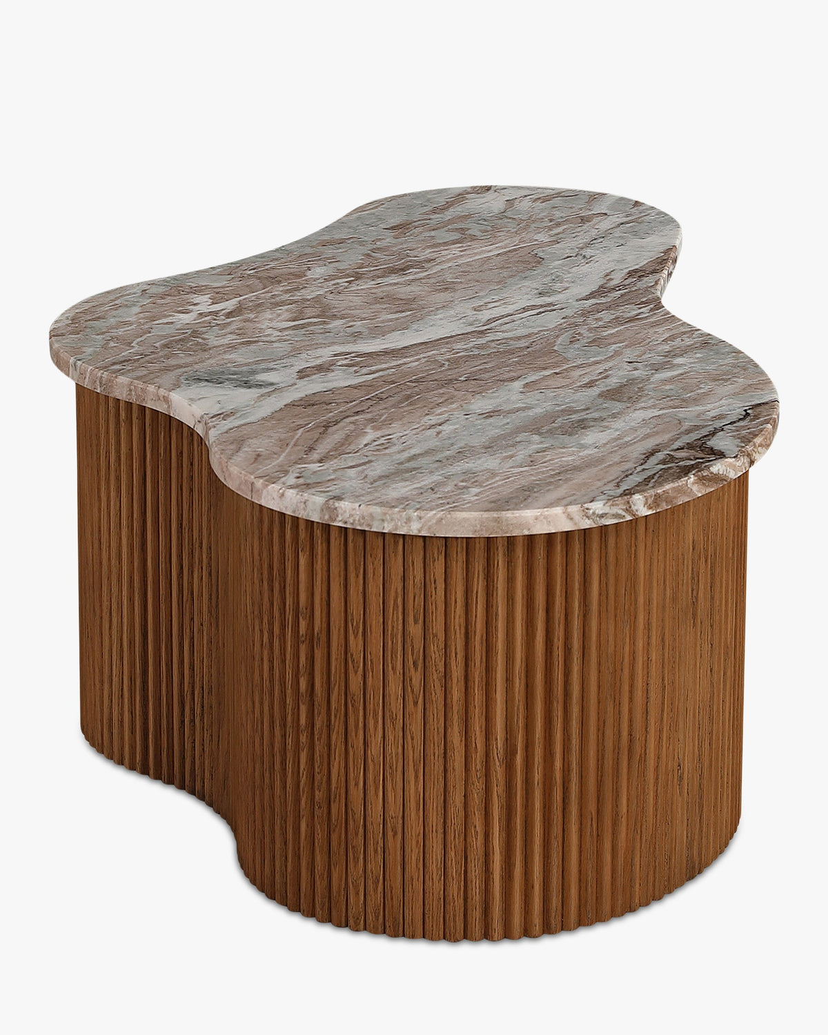 Table basse wavy marbre