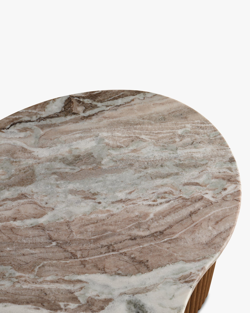 Table basse marbre rouge