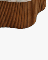 Table basse marbre rouge