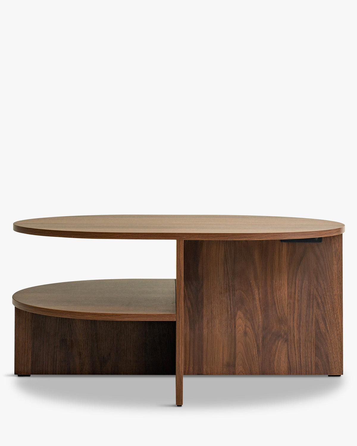Table basse ovale noyer