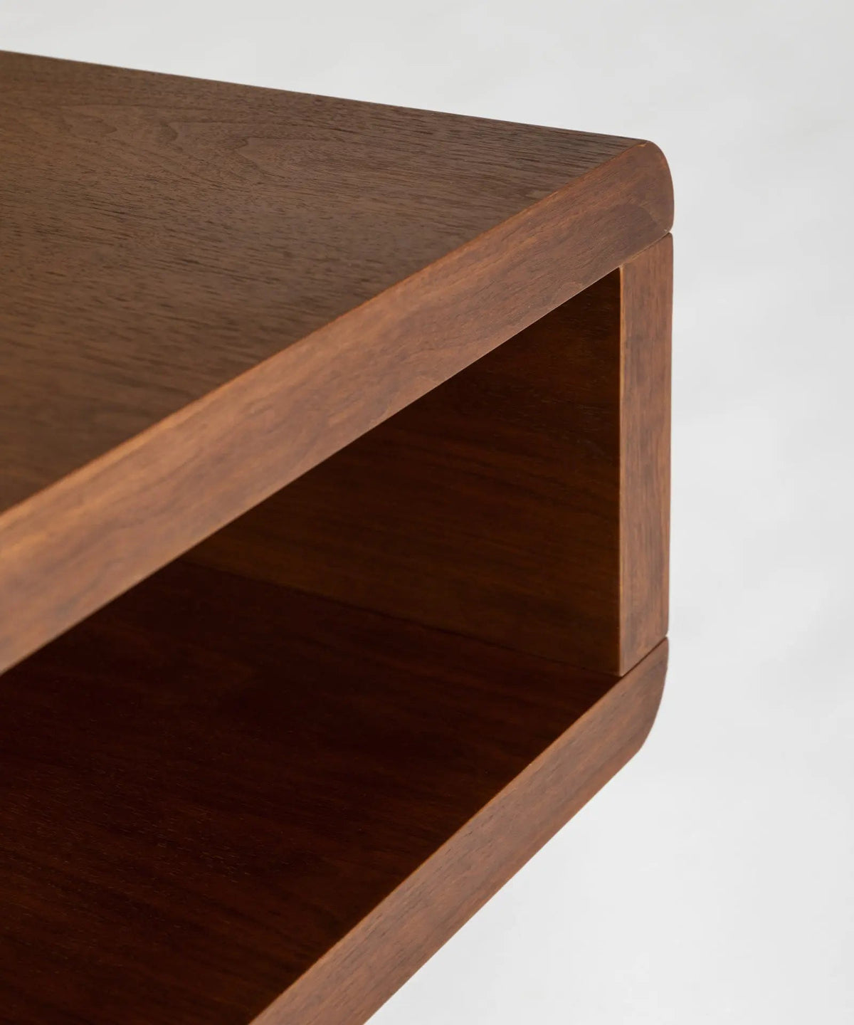 Table basse bois noyer