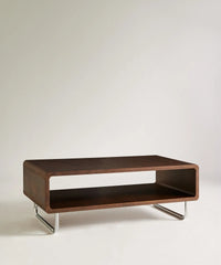 Table basse bois métal