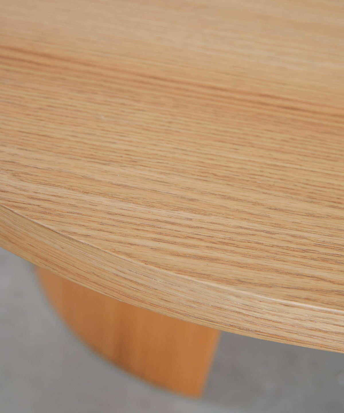 Table basse bois ovale