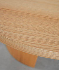 Table basse bois ovale