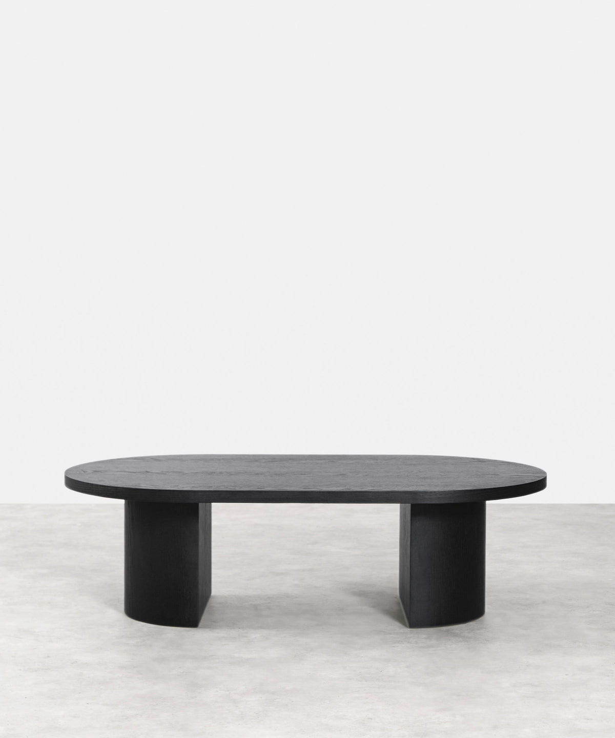 Table basse bois ovale