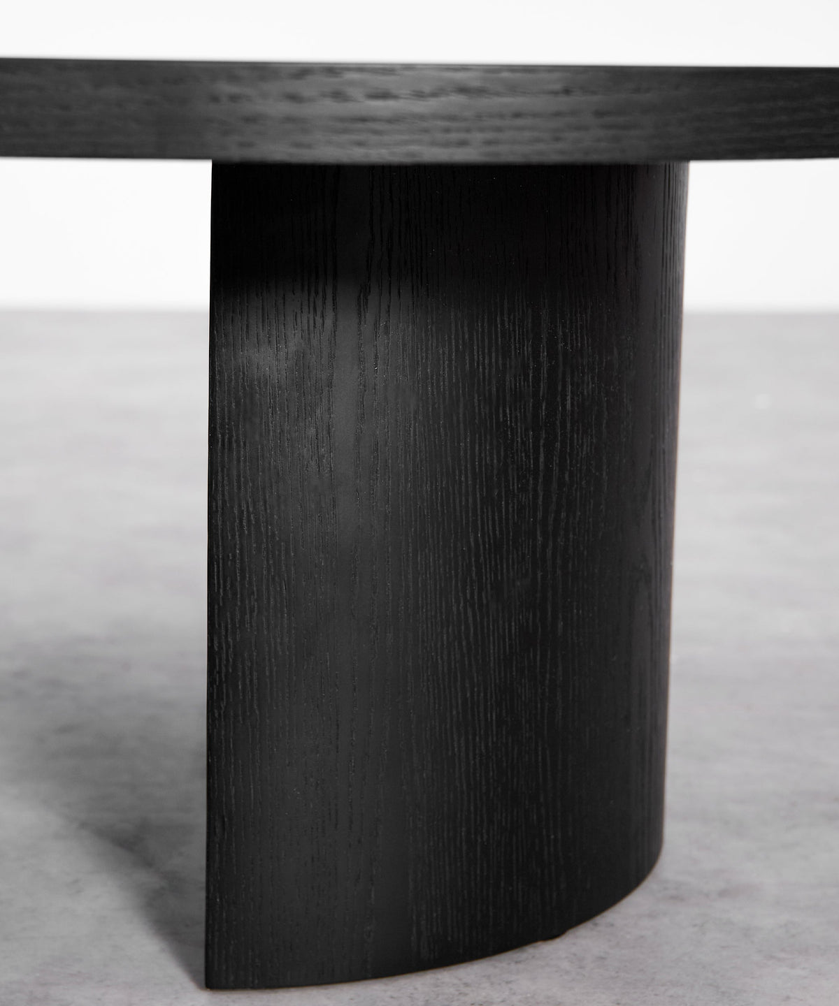 Table basse bois ovale