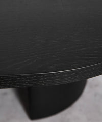 Table basse bois ovale