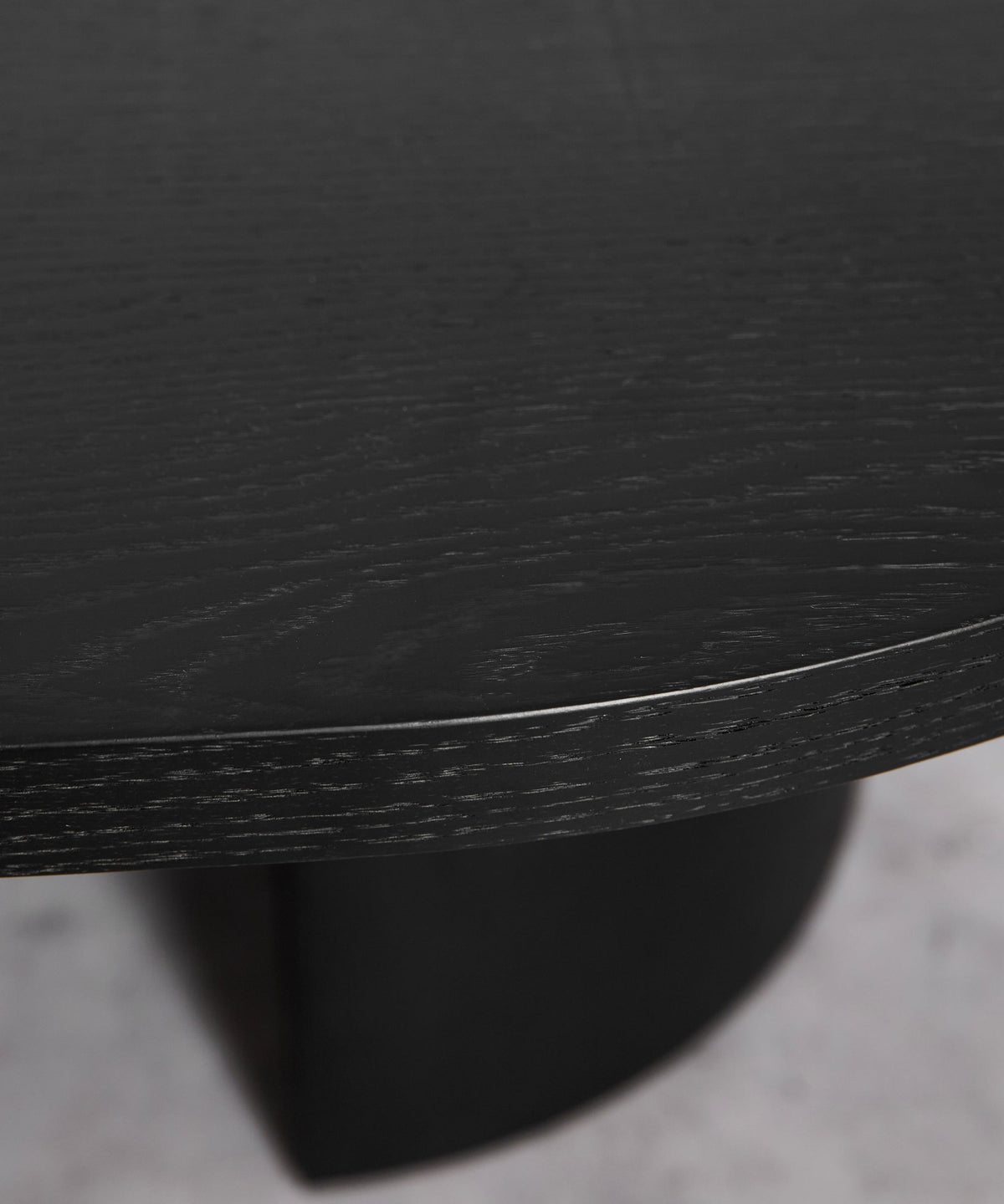 Table basse bois ovale