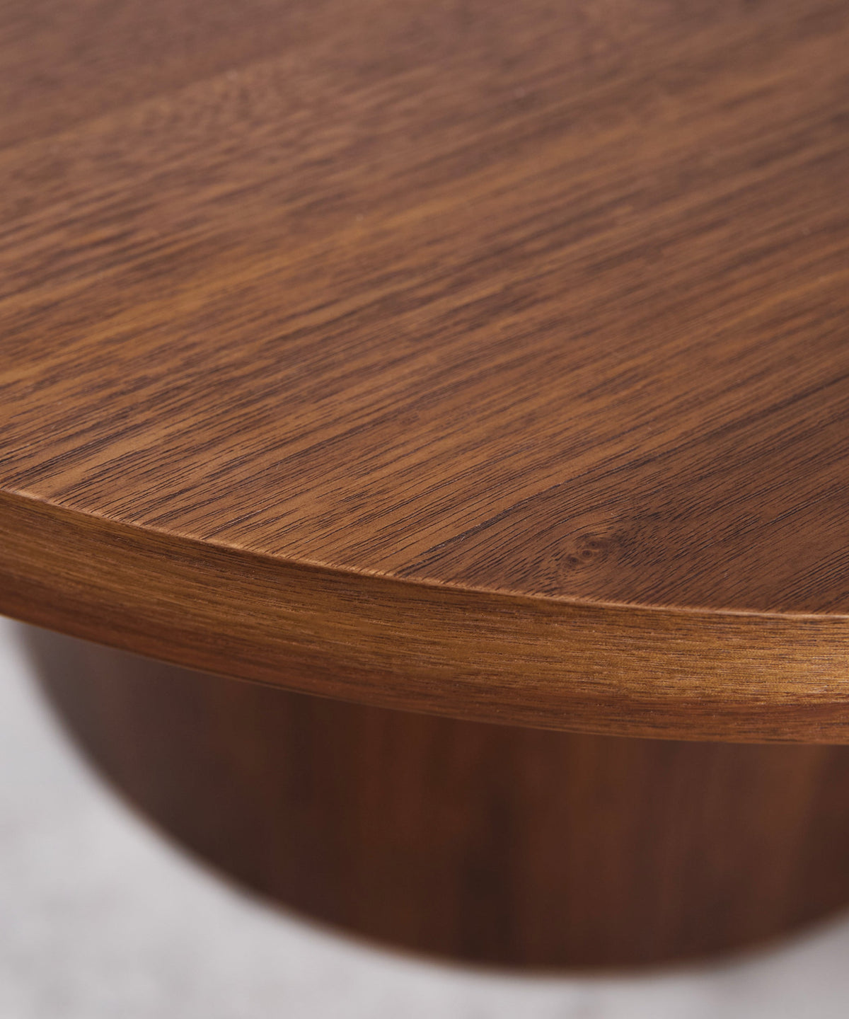 Table basse bois ovale