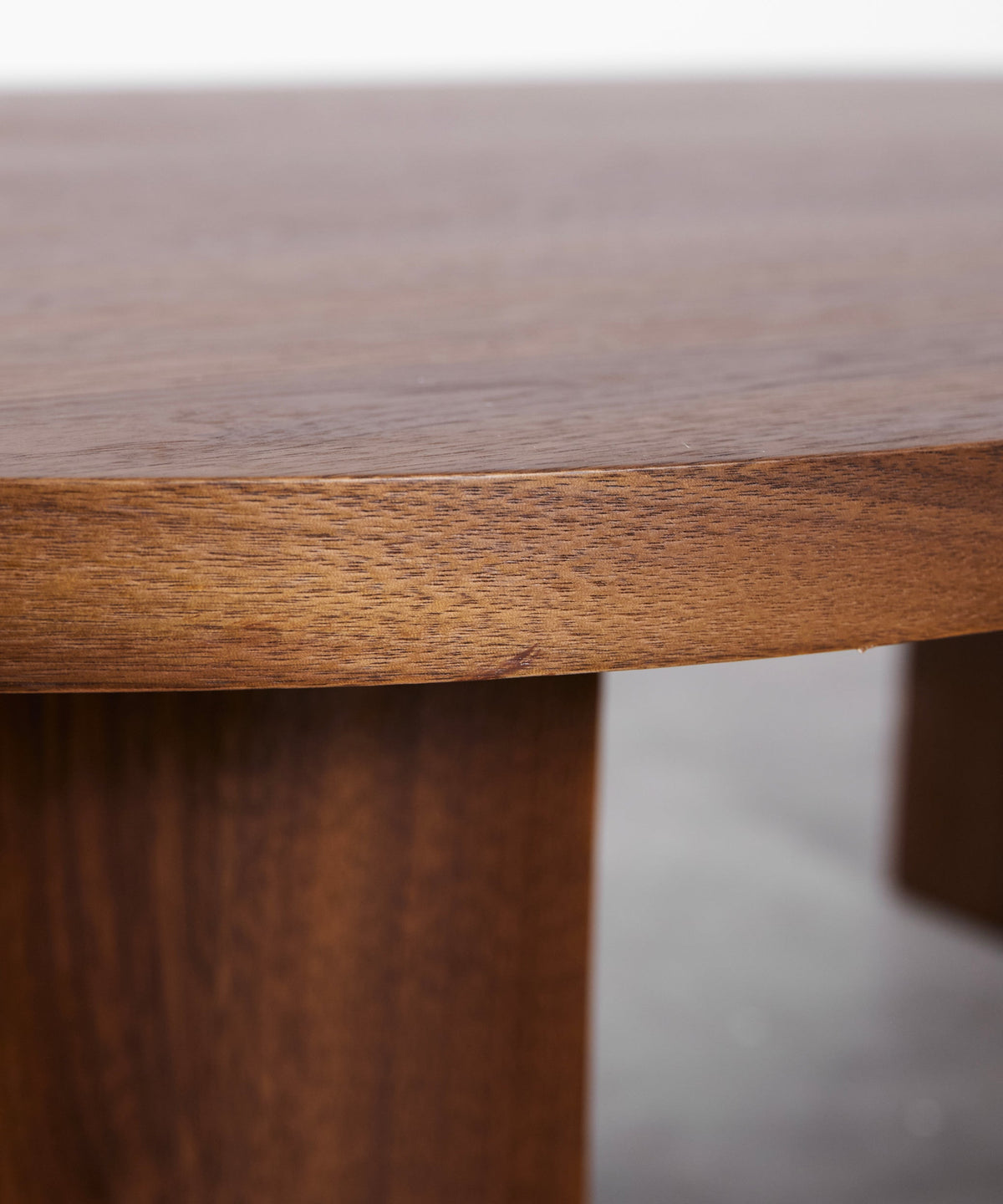 Table basse bois ovale