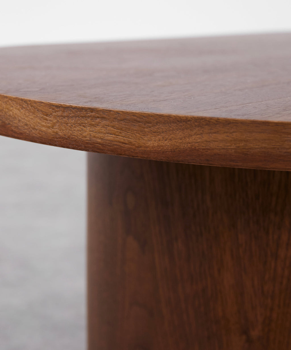 Table basse bois ovale