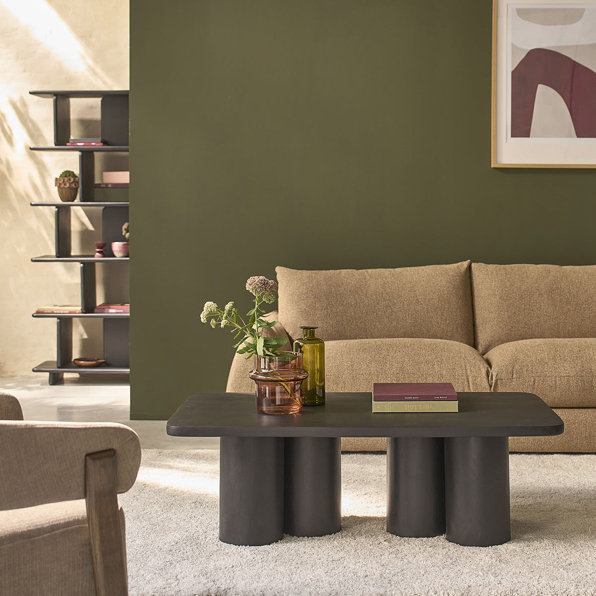 Table basse manguier noir