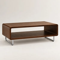 Table basse bois métal