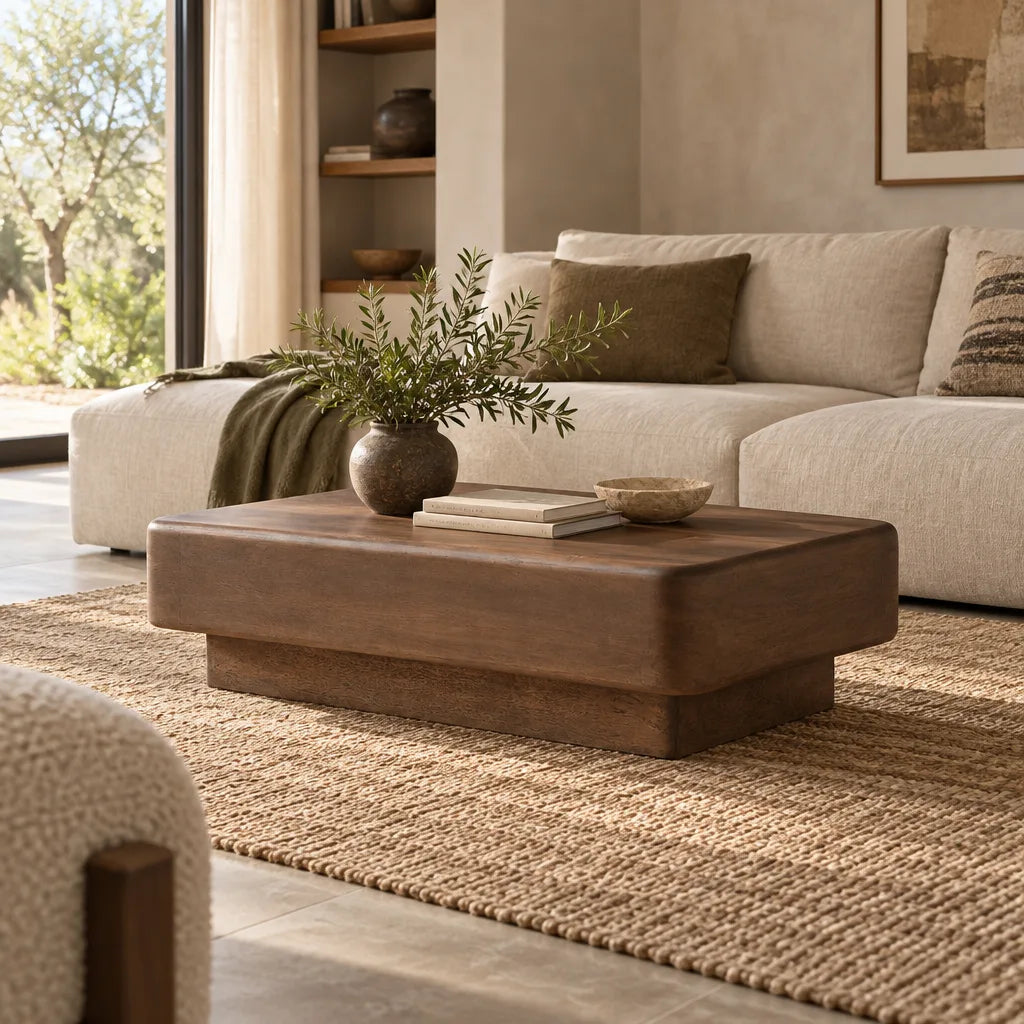 Table basse bois manguier