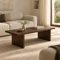 Table basse bois rectangulaire
