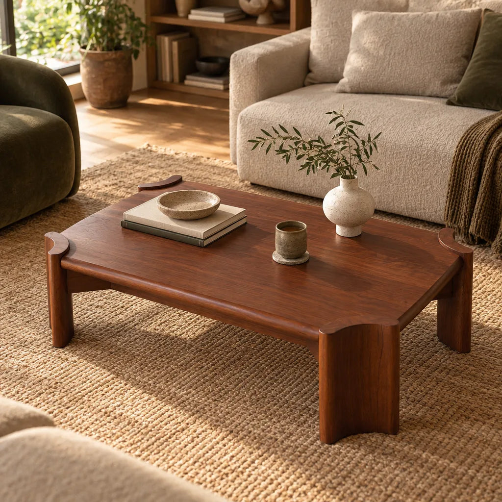 Table basse mindi marron