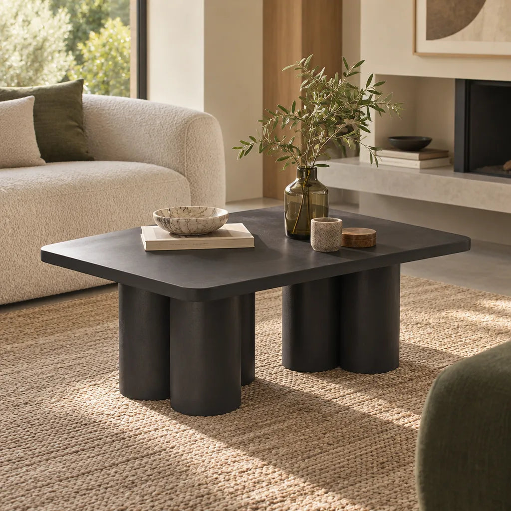 Table basse manguier noir