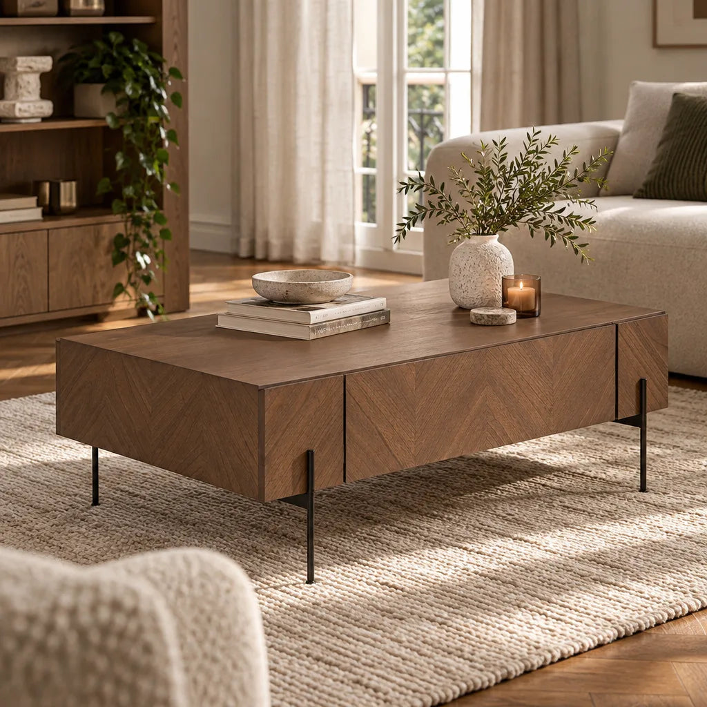 Table basse mindi chevrons