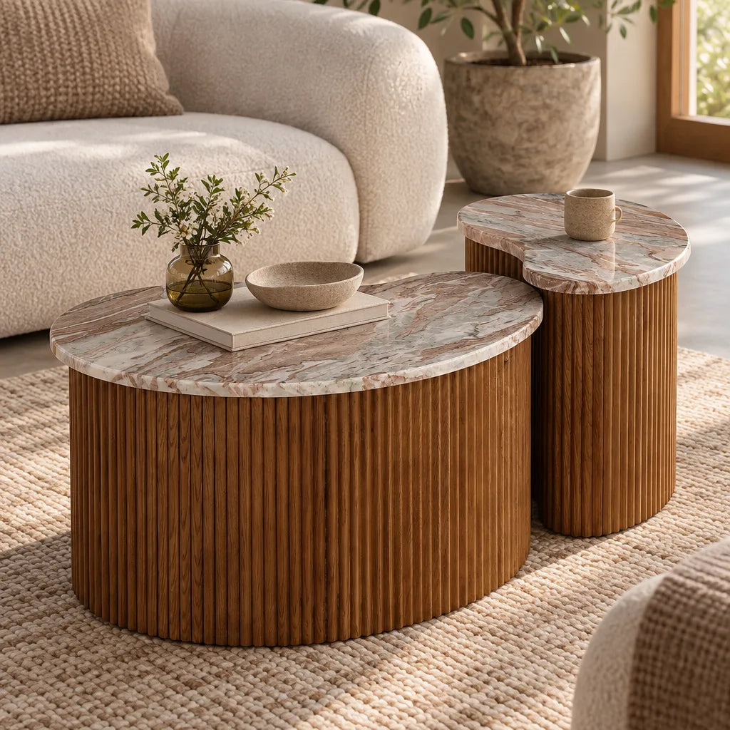 Table basse marbre Kanta