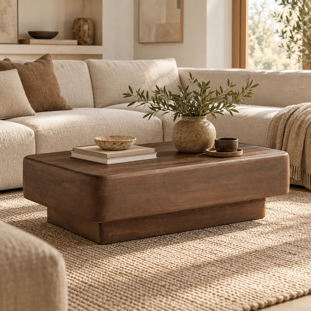 Table basse bois manguier