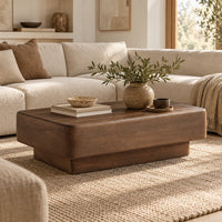 Table basse bois manguier
