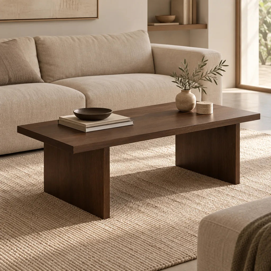 Table basse bois rectangulaire
