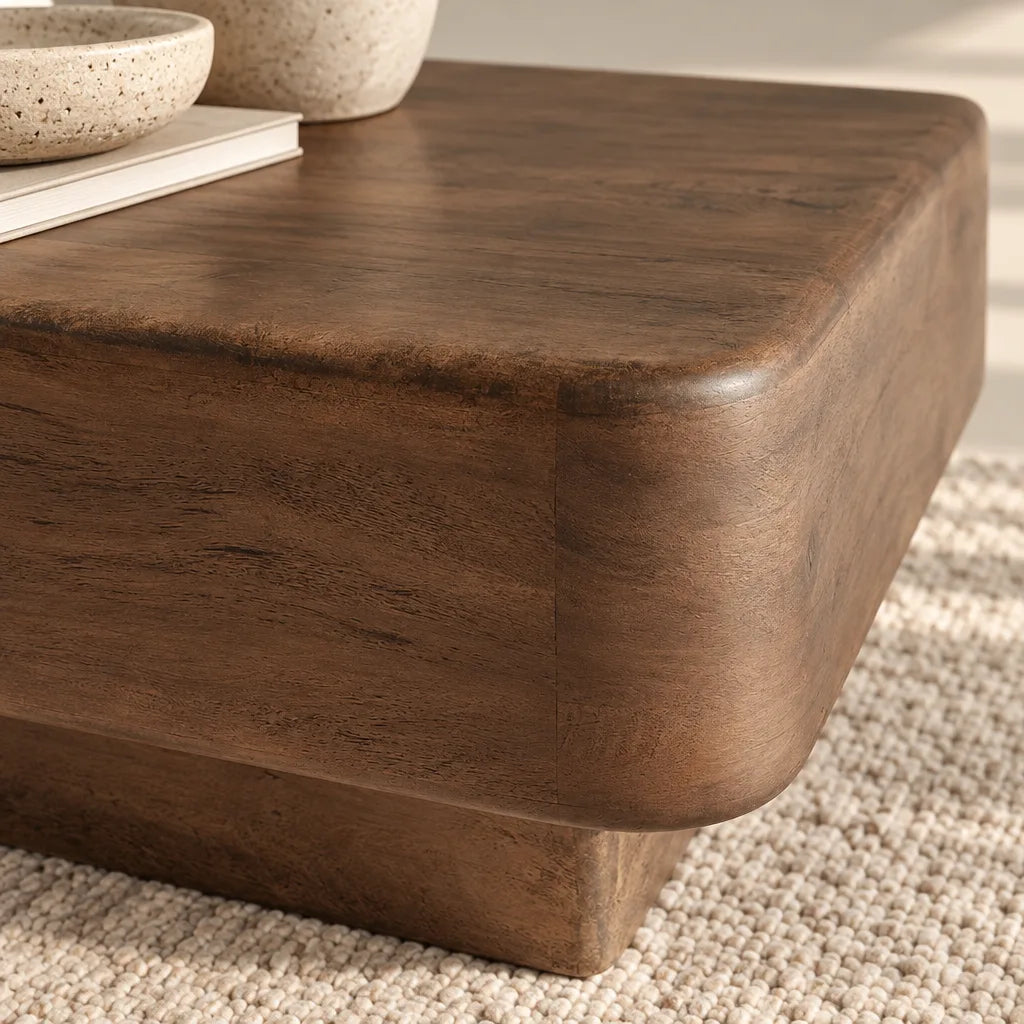 Table basse bois manguier
