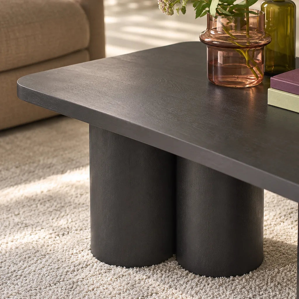 Table basse manguier noir