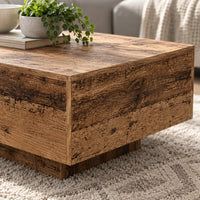 Table basse imitation bois